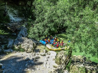 Rafting auf der Salza Fluss Wildalpen