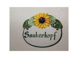 App Saukarkopf Türschild