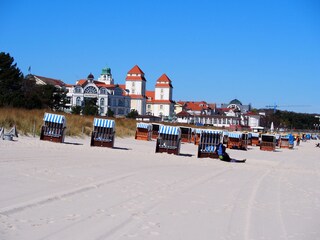 Der wunderschöne Sandstrand von Binz