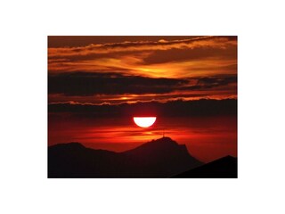 Sonnenuntergang am Horn