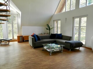 Wohnzimmer mit Sitzecke
