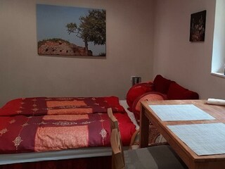 Blick zum Schlafbereich