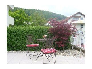 Romantischer Terrassensitz