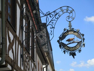 2018 Schmiedeeisernes Weinstubenschild 1589