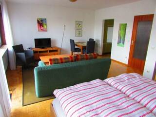 1-Zi-App. Wohn/Schlafbereich