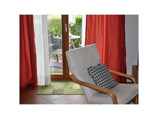 Terrasse mit Blick zur Natur