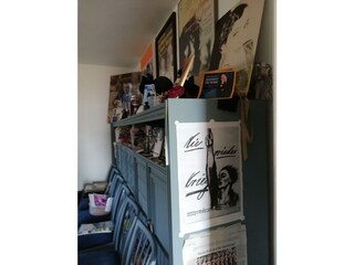 Detailshot Blauer Salon