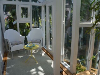 Sitzecke im Wintergarten