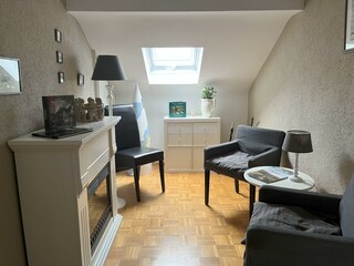 Sitzecke zwischen Junior Suite und extra Zimmer