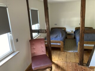 Schlafzimmer mit Einzelbetten