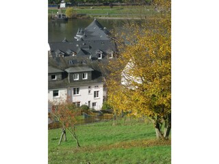 Haus Rosa vom Berg aus