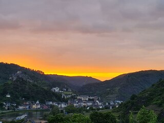 Blick auf Cochem und die Burg