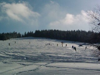 Vom Haus auf die Piste