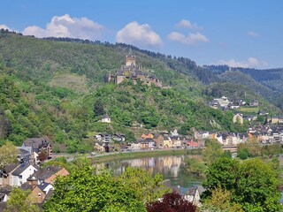 Blick auf Cochem und die Burg