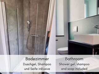 Wohnung 1 - Badezimmer