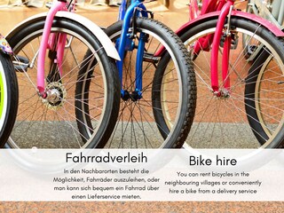 Allgemein - Fahrradverleih