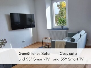 Wohnung 4 - Sofa & TV