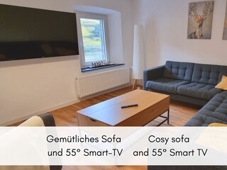 Wohnung 5 - Sofa & TV