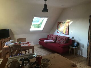 unterm Dach in Gemütlichkeit