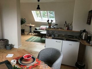 Kleine kompakte Single Küche