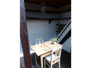 Frühstückstisch im Freien