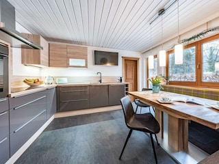 Küche mit Schlafsofa