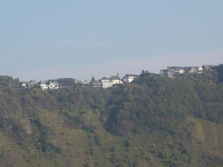 Blick auf Starkenburg aus dem Moseltal