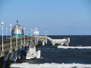 Eiszeit Seebrücke Zinnowitz