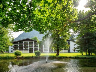 Apartments Grubhof mit Springbrunnen