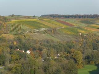 Wandern in den Herbstfarben