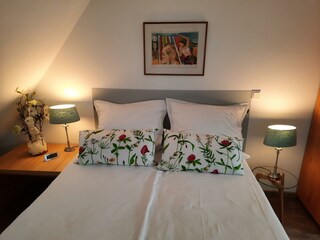 Sommerliches Schlafzimmer