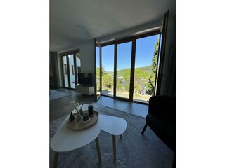 Blick vom Wohnzimmer