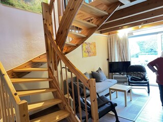 Treppenaufgang zum Schlafzimmer