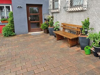 Innenhof zum Sitzen