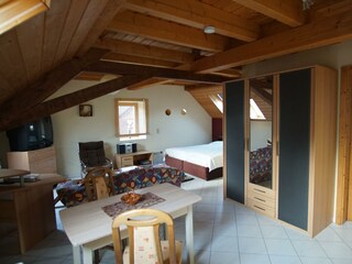 Blick auf Essecke Appartement OG