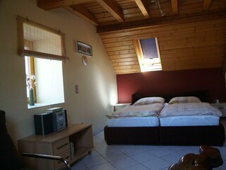 Schlafbereich Appartement OG