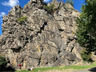 Schwarze Wand