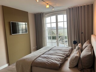 Blick vom Schlafzimmer