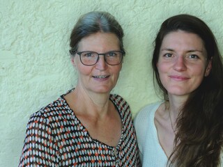 Gastgeberinnen Rosi und Mira