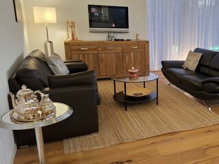 Wohnzimmer mit Terrasse