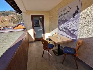 Terrasse Neu Dreibettzimmer