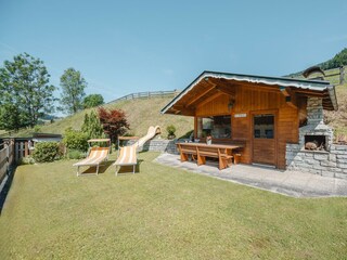 Garten Sommer Haus Ortsblick