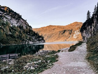 Wandern zum Tappenkarsee im Spätsommer in Kleinarl