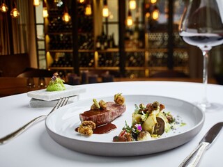 Schlemmermenü im Partnerhotel zu buchbar