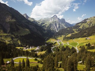 Schröcken Blick Richtung Künzelspitze