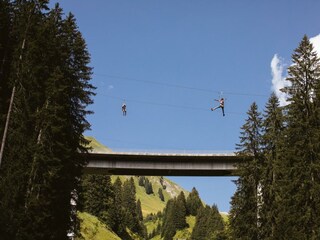 Flying Fox Park Safari in Schröcken