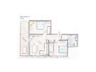 Grundriss Appartement 2