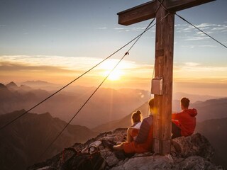 Sonnenuntergang in Warth-Schröcken