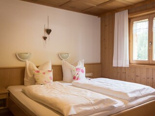 Schlafzimmer mit Gipfelblick