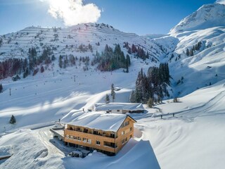 Wolfegg, Blick zur Skipiste